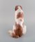 Große St. Bernard Hund Porzellan Figur von Bing & Grondahl 7