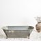 Large Vintage Galvanised Bath Trough Planter 1