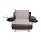 Model Tayo Black & Grey Leather Sofa & Chair Set from Möller 10