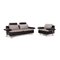 Model Tayo Black & Grey Leather Sofa & Chair Set from Möller, Image 1