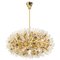 Large Gold-Plated Chandelier by Emil Stejnar for Rupert Nikoll 1