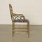 Italian Brass & Leatherette Chair, 1950s 10