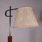 Walnut Veneer & Chromed Metal Lamp, 1930s 4