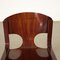 Veneered Wood Chairs, 1980s, Set of 5 4