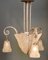 French Art Deco Pendant Lamp by David Gueron for Verrerie D'Art Degué, 1920s 2