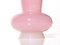 Art Deco Pink Alabaster & Murana Glass Vase from Archimede Seguso, 1930s, Image 3