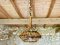 Lampada da soffitto vintage in vimini e bamboo, Italia, anni '60, Immagine 1