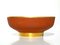 Italian Art Deco 24-Karat Gold & Porcelain Bowl from Arrigo Finzi, 1920s 2