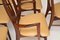 Danish Wood & Leather Dining Chairs by Niels Kofoed, 1960s, Set of 6 9