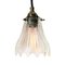 Mid-Century French Holophane Glass Ceiling Lamp 1