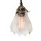 Mid-Century French Holophane Glass Ceiling Lamp, Image 2