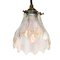 Mid-Century French Holophane Glass Ceiling Lamp 3