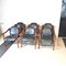 Italian Mahogany & Leather Dining Chairs, 1960s, Set of 4 13