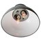 Mid-Century Dutch Industrial Grey Enamel Ceiling Lamp from Philips, Image 4