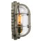 Mid-Century Industrial Grey Metal & Glass Sconce from Industria Rotterdam 2