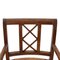 Fauteuils en Noyer & Jonc, France, 1940s, Set de 2 2