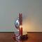 Spanish Red Chrome Table Lamp, 1970s 10