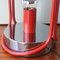 Lampe de Bureau Rouge en Chrome, Espagne, 1970s 21