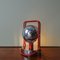 Spanish Red Chrome Table Lamp, 1970s 13