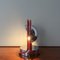 Spanish Red Chrome Table Lamp, 1970s 12
