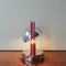 Spanish Red Chrome Table Lamp, 1970s, Image 9