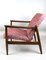 Vintage Red Rose GFM-064 Armchair by Edmund Homa, 1970s 7