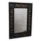 French Black Glass Mirror, Image 4