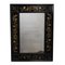 French Black Glass Mirror 1