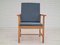 Dänischer Sessel aus Stoff & Eiche von Børge Mogensen für Fredericia Stolefabrik, 1970er 20
