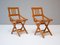 Vintage Italian Childrens Chairs by Brevetti Reguitti for Fratelli Reguitti, 1940s, Set of 2 1