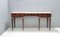 Large Canaletto Walnut & Marble Console Table by Paolo Buffa, 1950s, Image 1