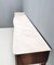 Large Canaletto Walnut & Marble Console Table by Paolo Buffa, 1950s 7