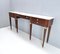 Large Canaletto Walnut & Marble Console Table by Paolo Buffa, 1950s 4