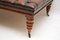 Grand Tabouret ou Table Basse Antique Style Victorien en Cuir 8
