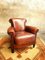 Fauteuil Club en Cuir, 1950s 9