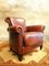 Leather Club Chair, 1950s 1