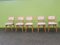 Mid-Century French Dining Chairs, Set of 5, Image 6