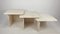 Italian Travertine Nesting Tables, 1980s, Set of 3, Image 2