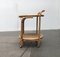 Vintage Italian Rattan & Bamboo Serving Trolley from Dal Vera 2