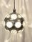 Steel and Oculus Glass Orb Chandelier by Oscar Torlasco for Lumi, Italy, 1960s, Image 3