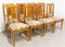Empire Style French Elm Dining Chairs, 1920s, Set of 8, Image 2