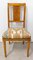 Empire Style French Elm Dining Chairs, 1920s, Set of 8 4