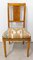 Empire Style French Elm Dining Chairs, 1920s, Set of 8, Image 4