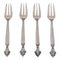 Pastry Forks in Sterling Silver by Georg Jensen Acanthus, 1920s, Set of 2, Image 1