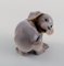 Cachorro Dachshund de porcelana de Royal Copenhagen, años 20, Imagen 2