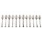 Large Teaspoons in Sterling Silver by Georg Jensen Acanthus, Set of 12 1