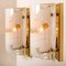 Murano Glass and Brass Sconces by J. T. Kalmar, Austria, 1960s, Set of 2 5