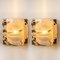 Murano Glass and Brass Sconces by J. T. Kalmar, Austria, 1960s, Set of 2 2