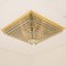 Vergoldete Piramide Venini Stil Deckenlampe, 1970er, Italien 4