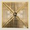Vergoldete Piramide Venini Stil Deckenlampe, 1970er, Italien 8